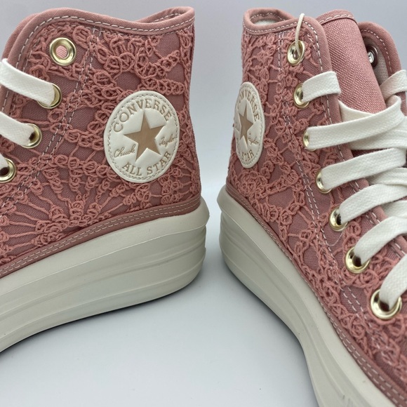 Converse Chuck Taylor All Star Move Platform High 'Daisy Cord' Sneakers - Picture 4 of 10